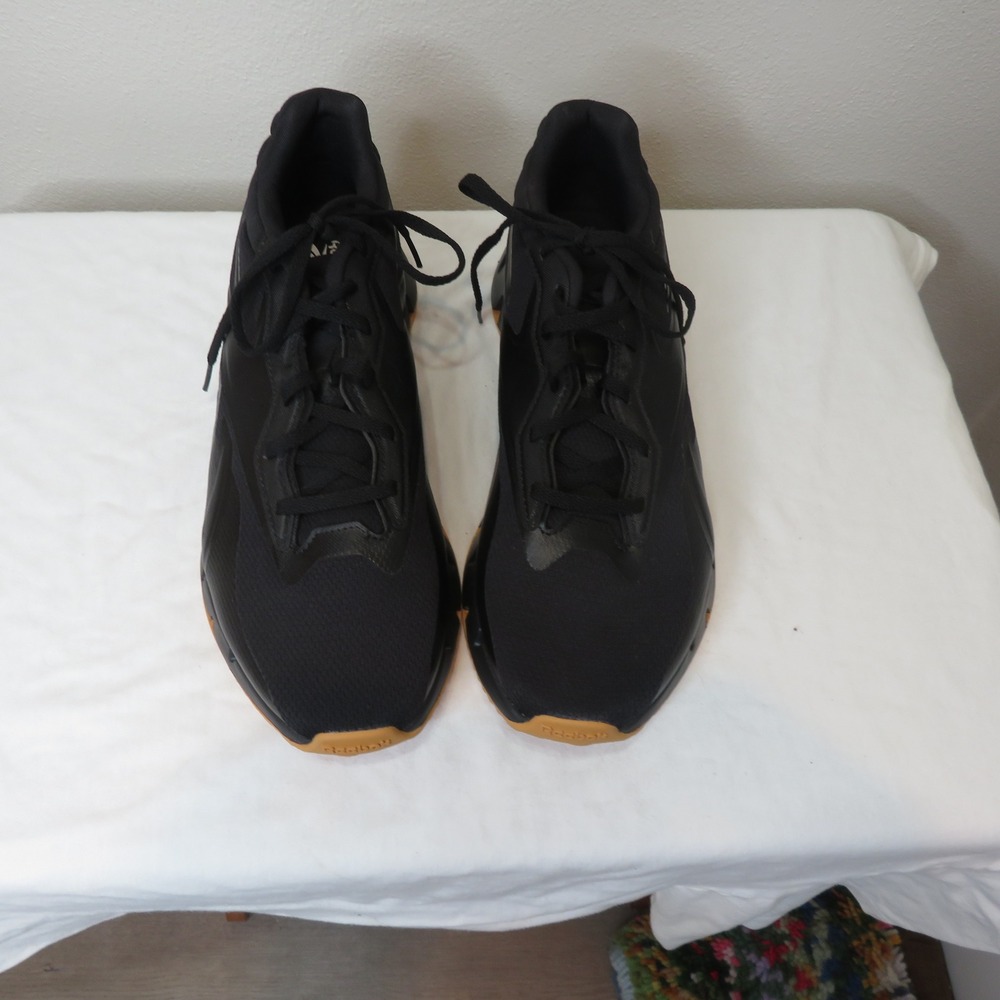Reebok Zig Dynamica 4 Mens Running Shoes Black/Gum Sole Sneakers sz 11 100020037